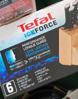 T-fal Ice Force Juego de 6 Cuchillos de Acero Inoxidable