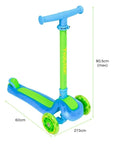 Scooter Infantil Azul/Verde
