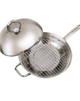 MasterPan Sartén de Aluminio Forjado con Tapa