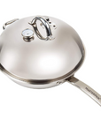 MasterPan Sartén de Aluminio Forjado con Tapa
