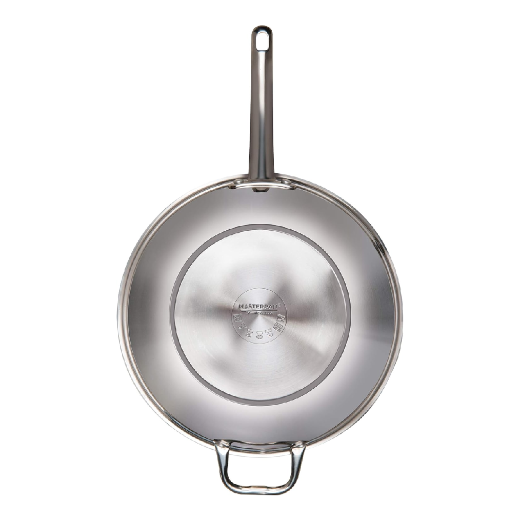MasterPan Sartén de Aluminio Forjado con Tapa