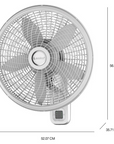 Ventilador de Pared Lasko con Control Remoto