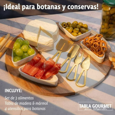 Set de tabla Gourmet y conservas