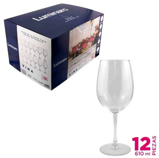 Juego de copas Luminarc Vina