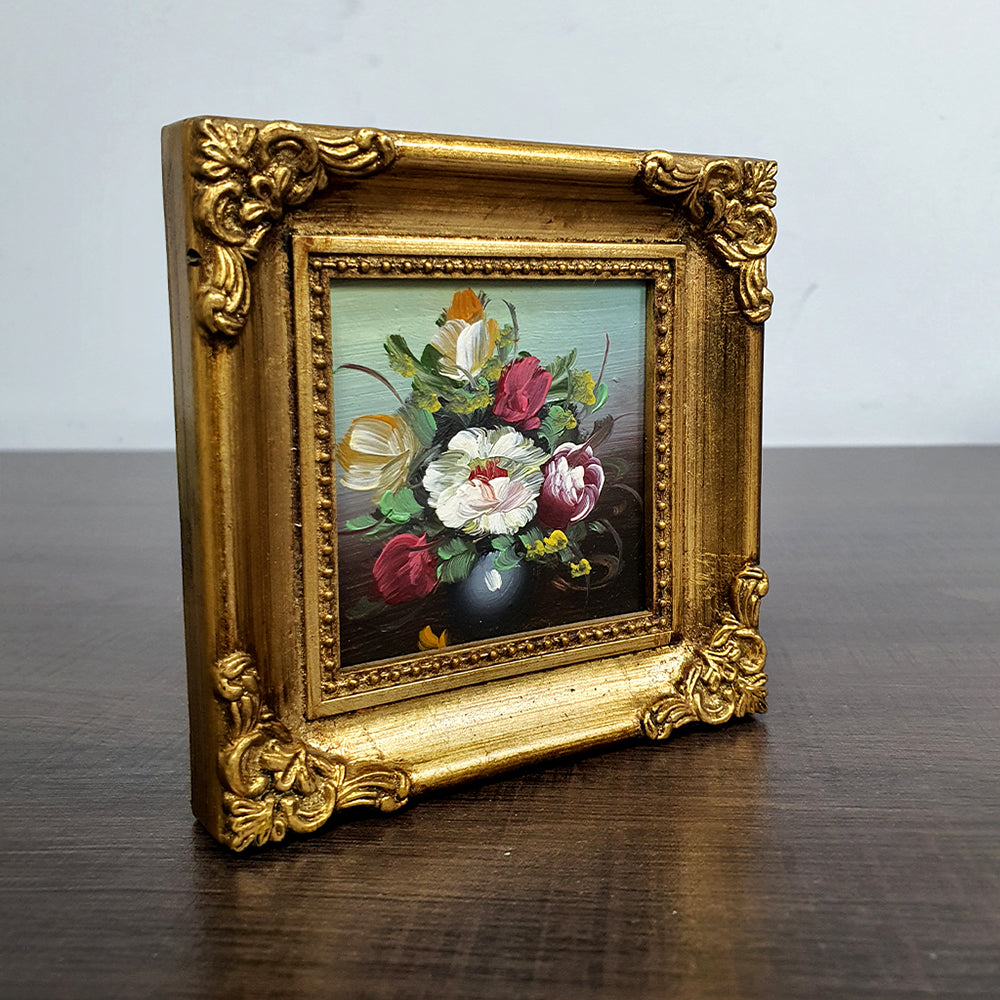 Mini-pintura &quot;Jarrón petit de flores&quot;