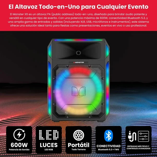 Bocina Monster X6