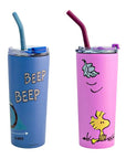 Juego de Termos Fun Kids Peanuts Snoppy 600 ml c/u
